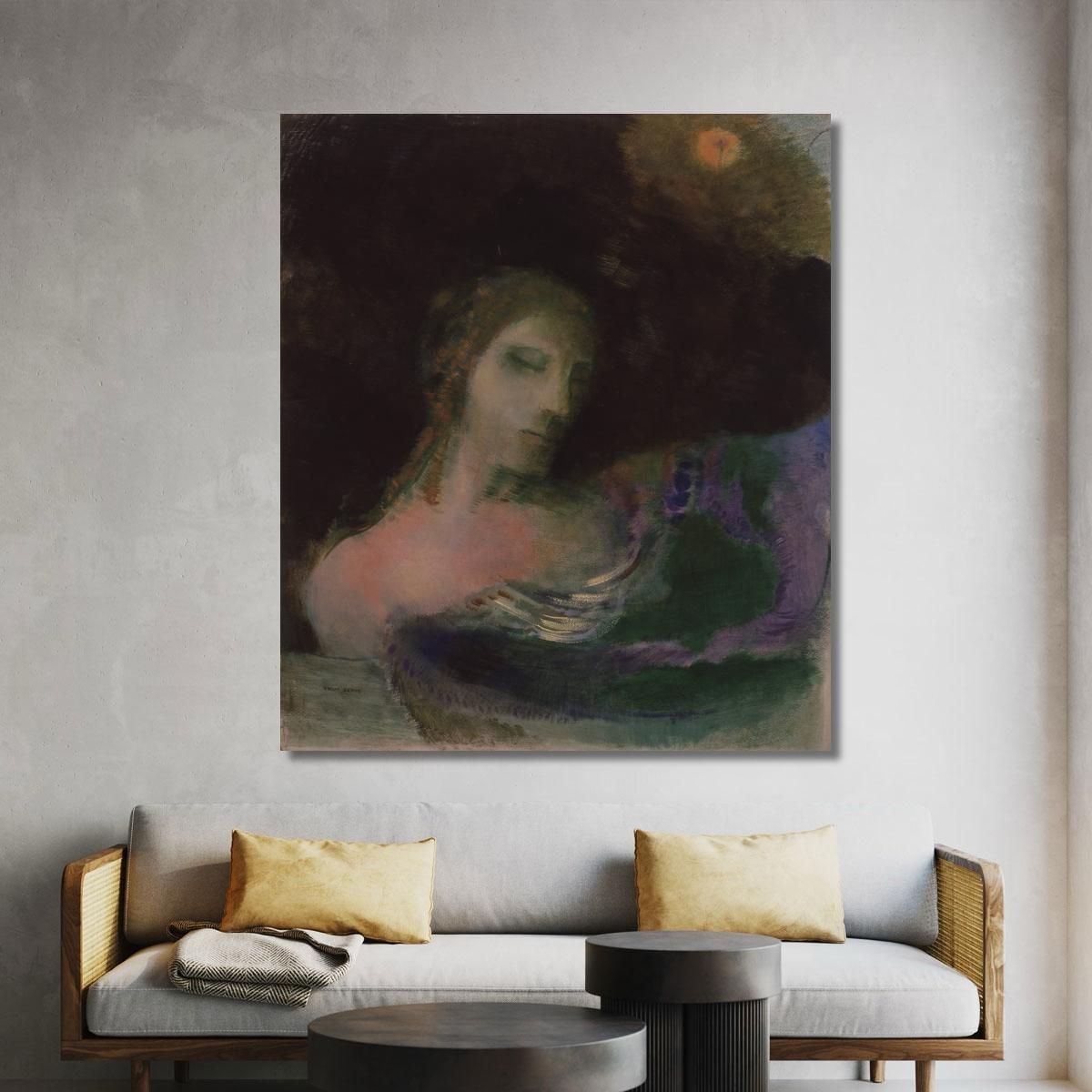 Ophelia Odilon Redon ord50 canvas print 