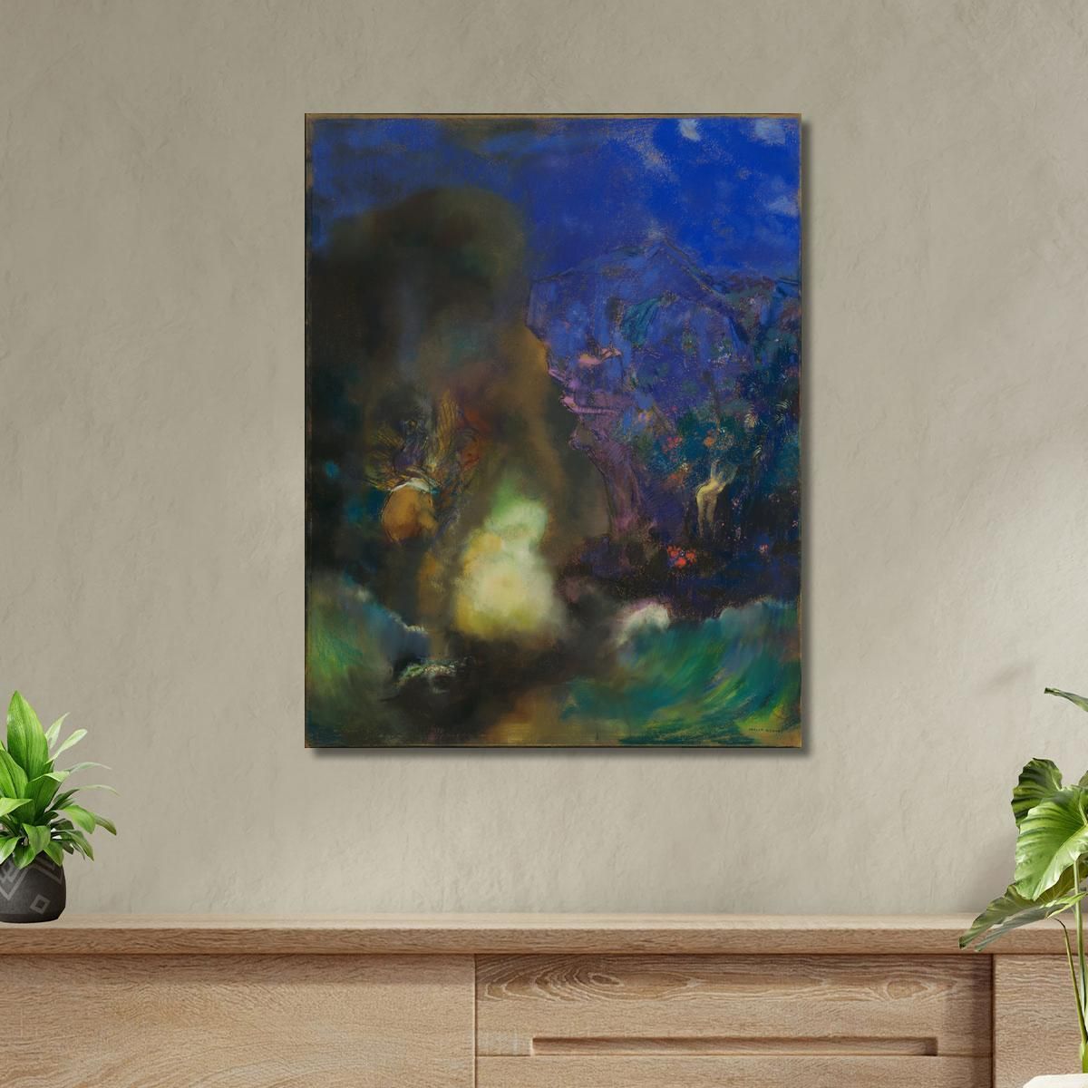 Roger And Angelica Odilon Redon ord60 canvas print 