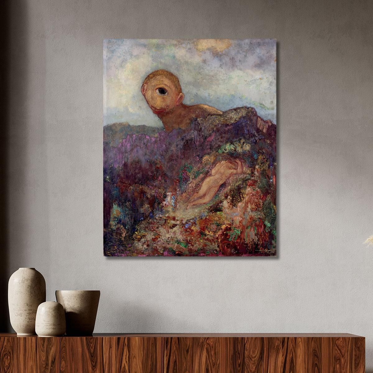 The Cyclops Odilon Redon ord71 canvas print 