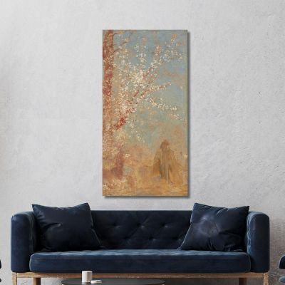 The Red Tree Odilon Redon ord76 canvas print 
