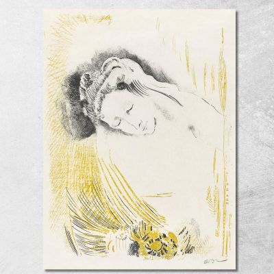 The Shulamites Odilon Redon ord78 canvas print 