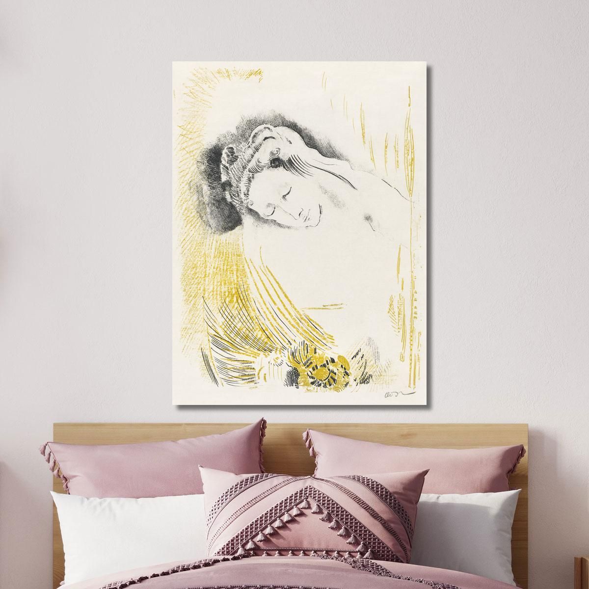 The Shulamites Odilon Redon ord78 canvas print 