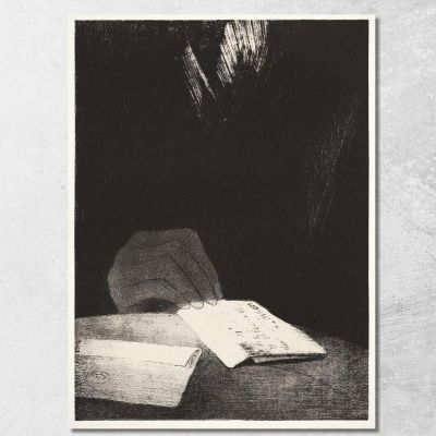 To All Appearances It Has A Hand Of Flesh And Blood Just Like My Own Odilon Redon ord82 canvas print 