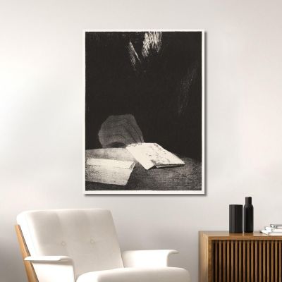 To All Appearances It Has A Hand Of Flesh And Blood Just Like My Own Odilon Redon ord82 canvas print 