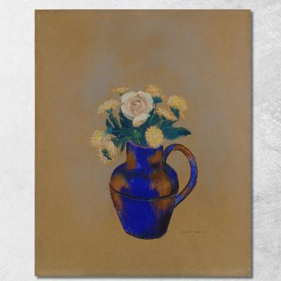 Vase Of Flowers Odilon Redon ord89 canvas print 
