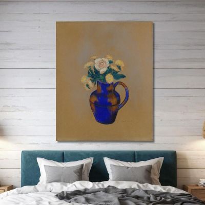 Vase Of Flowers Odilon Redon ord89 canvas print 