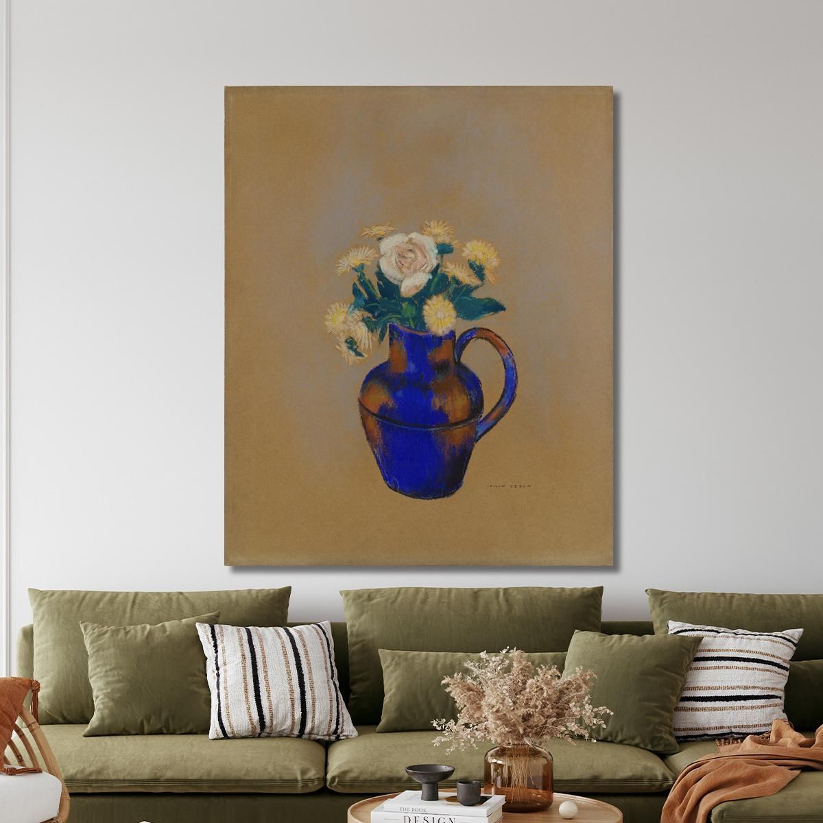 Vase Of Flowers Odilon Redon ord89 canvas print 