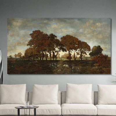 After The Rain Théodore Rousseau trs6 canvas print 