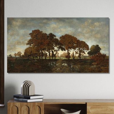 After The Rain Théodore Rousseau trs6 canvas print 