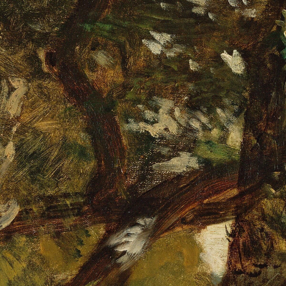 Forest Of Fontainebleau Cluster Of Tall Trees Overlooking The Plain Of Clair-Bois At The Edge Of Ba Théodore Rousseau trs12 can