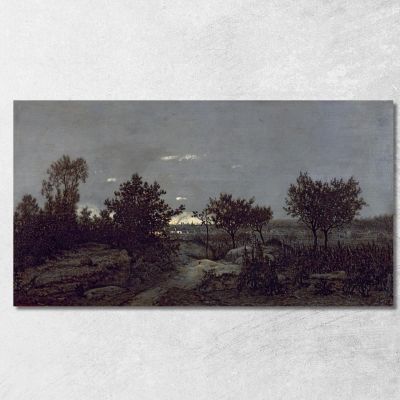 The Daybreak Campaign Théodore Rousseau trs13 canvas print 