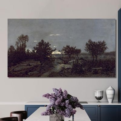 The Daybreak Campaign Théodore Rousseau trs13 canvas print 