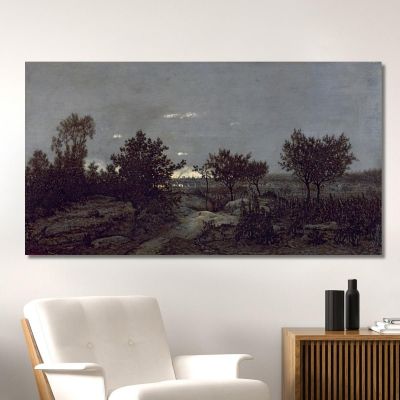 The Daybreak Campaign Théodore Rousseau trs13 canvas print 