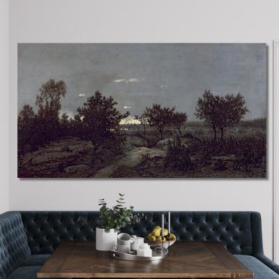 The Daybreak Campaign Théodore Rousseau trs13 canvas print 