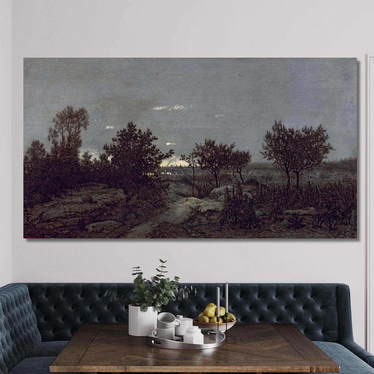 The Daybreak Campaign Théodore Rousseau trs13 canvas print 