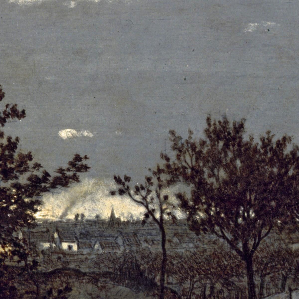 The Daybreak Campaign Théodore Rousseau trs13 canvas print