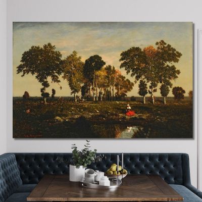 At Sea Théodore Rousseau trs14 canvas print 