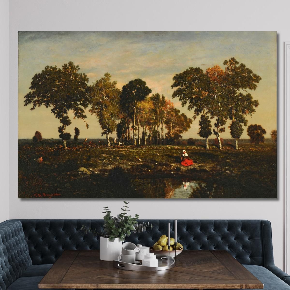 At Sea Théodore Rousseau trs14 canvas print 