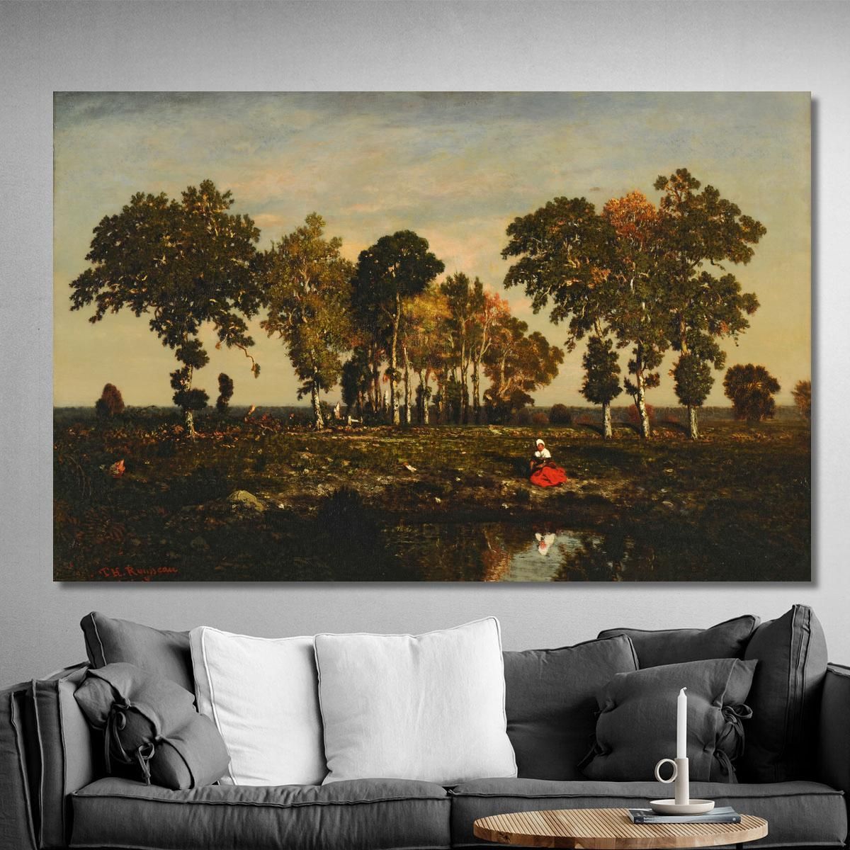 At Sea Théodore Rousseau trs14 canvas print 