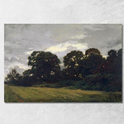 Landscape With Trees Théodore Rousseau trs22 canvas print 