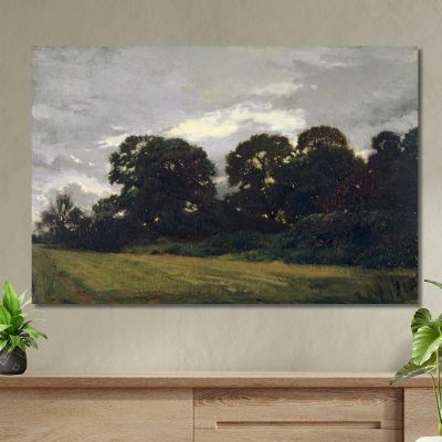 Landscape With Trees Théodore Rousseau trs22 canvas print 