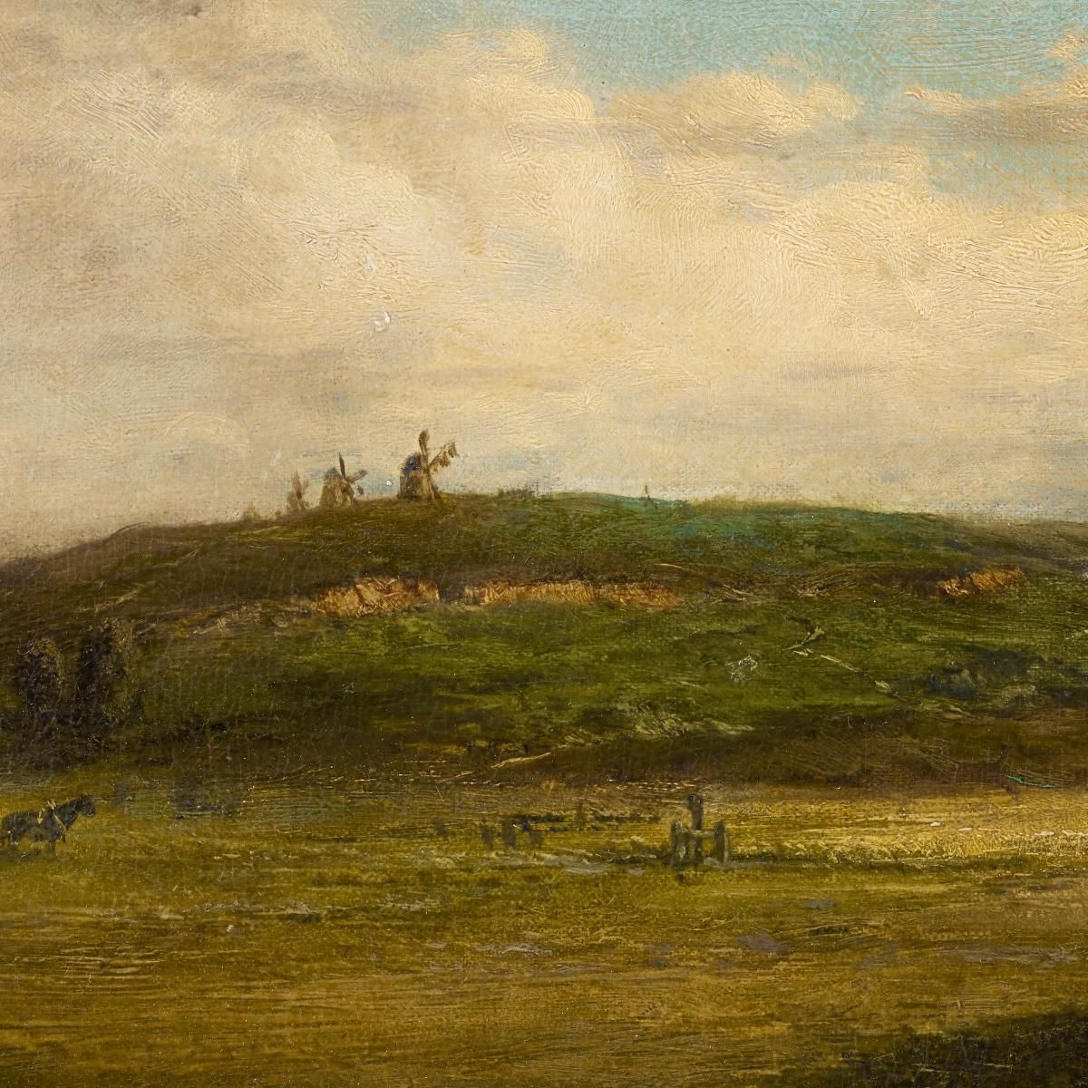 The Mills Of The Butte Montmartre Théodore Rousseau trs25 canvas print