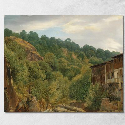 Auvergne Landscape 2 Théodore Rousseau trs28 canvas print 