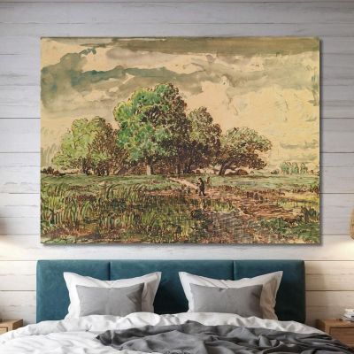 Return From The Fields Théodore Rousseau trs31 canvas print 