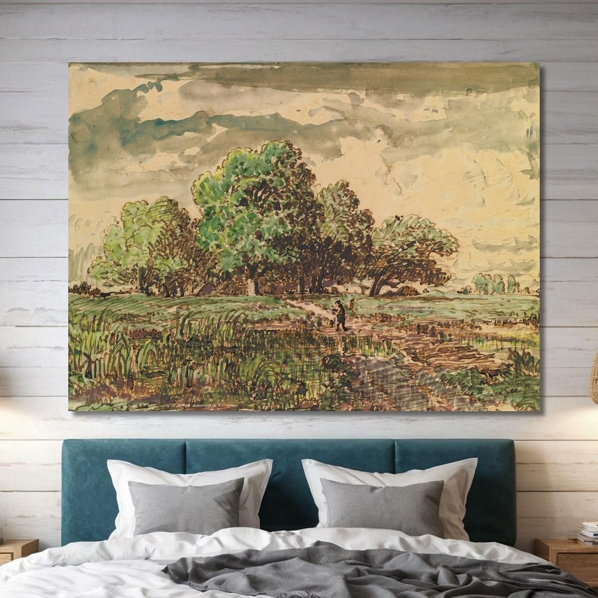 Return From The Fields Théodore Rousseau trs31 canvas print 