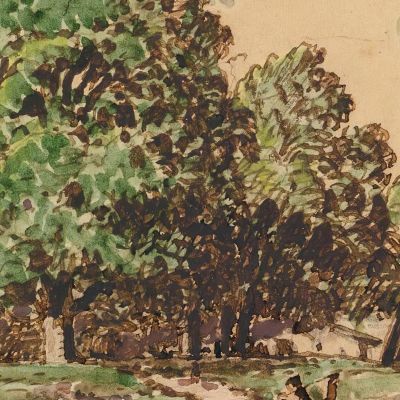 Return From The Fields Théodore Rousseau trs31 canvas print