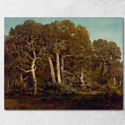 The Great Oaks Of Old Bas-Bréau Théodore Rousseau trs38 canvas print 