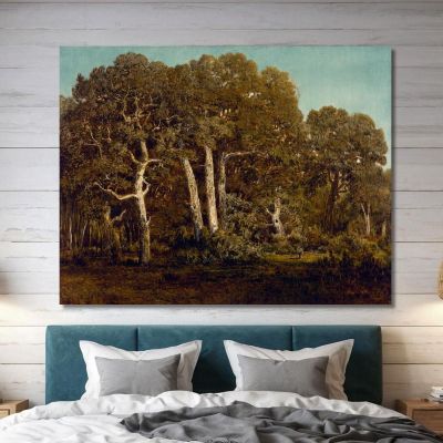 The Great Oaks Of Old Bas-Bréau Théodore Rousseau trs38 canvas print 