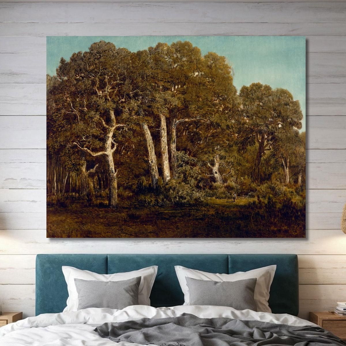 The Great Oaks Of Old Bas-Bréau Théodore Rousseau trs38 canvas print 
