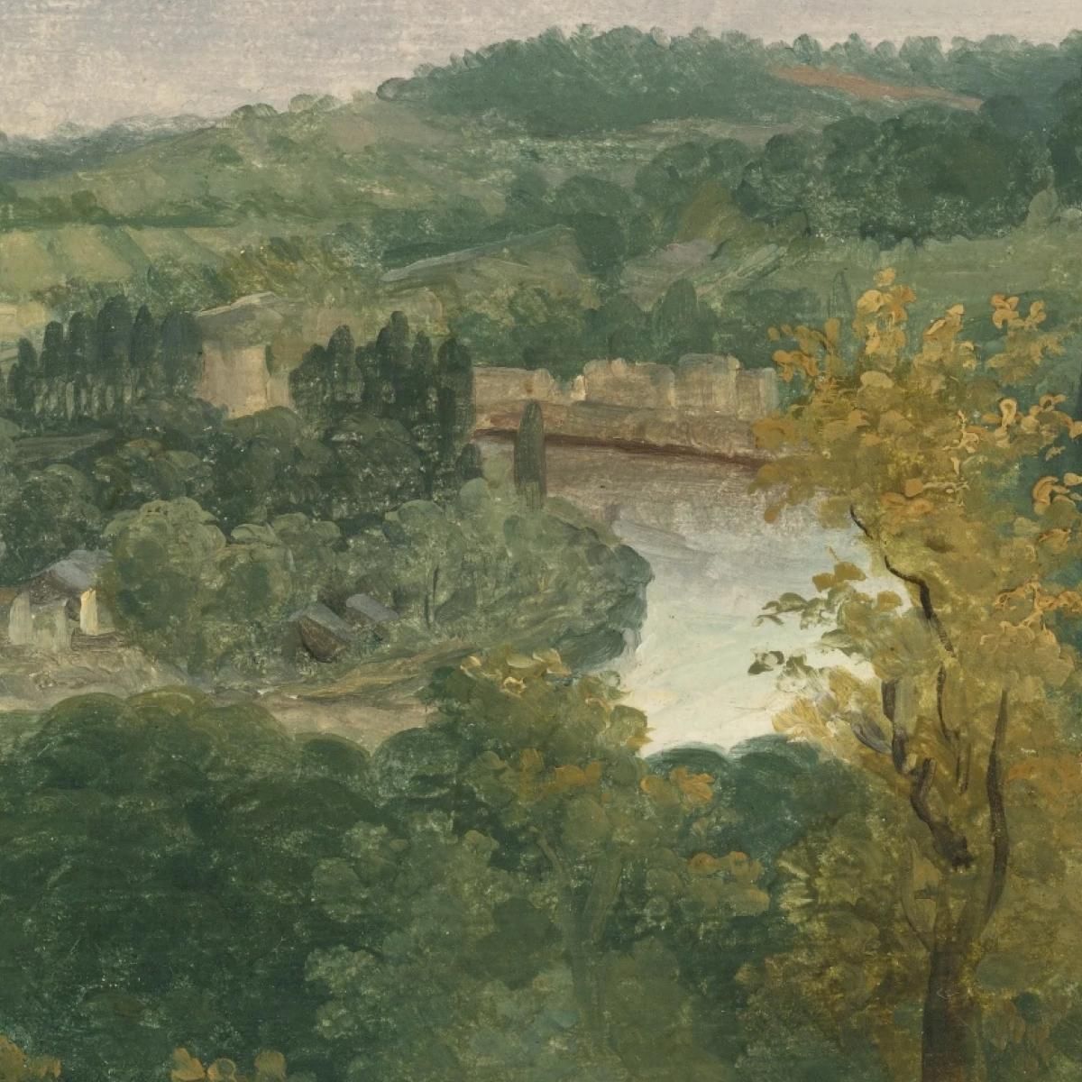 View Of Billancourt And Bas Meudon Théodore Rousseau trs50 canvas print