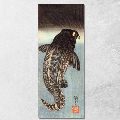 Black Carp Utagawa Kuniyoshi ukn4 canvas print 