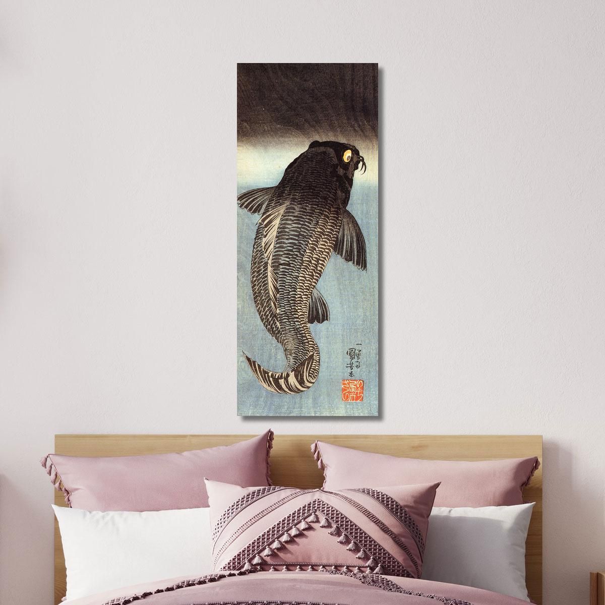 Black Carp Utagawa Kuniyoshi ukn4 canvas print 
