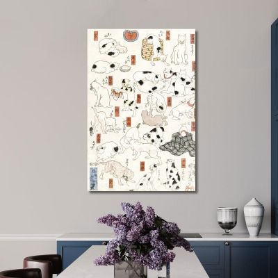 Cats Utagawa Kuniyoshi ukn6 canvas print 