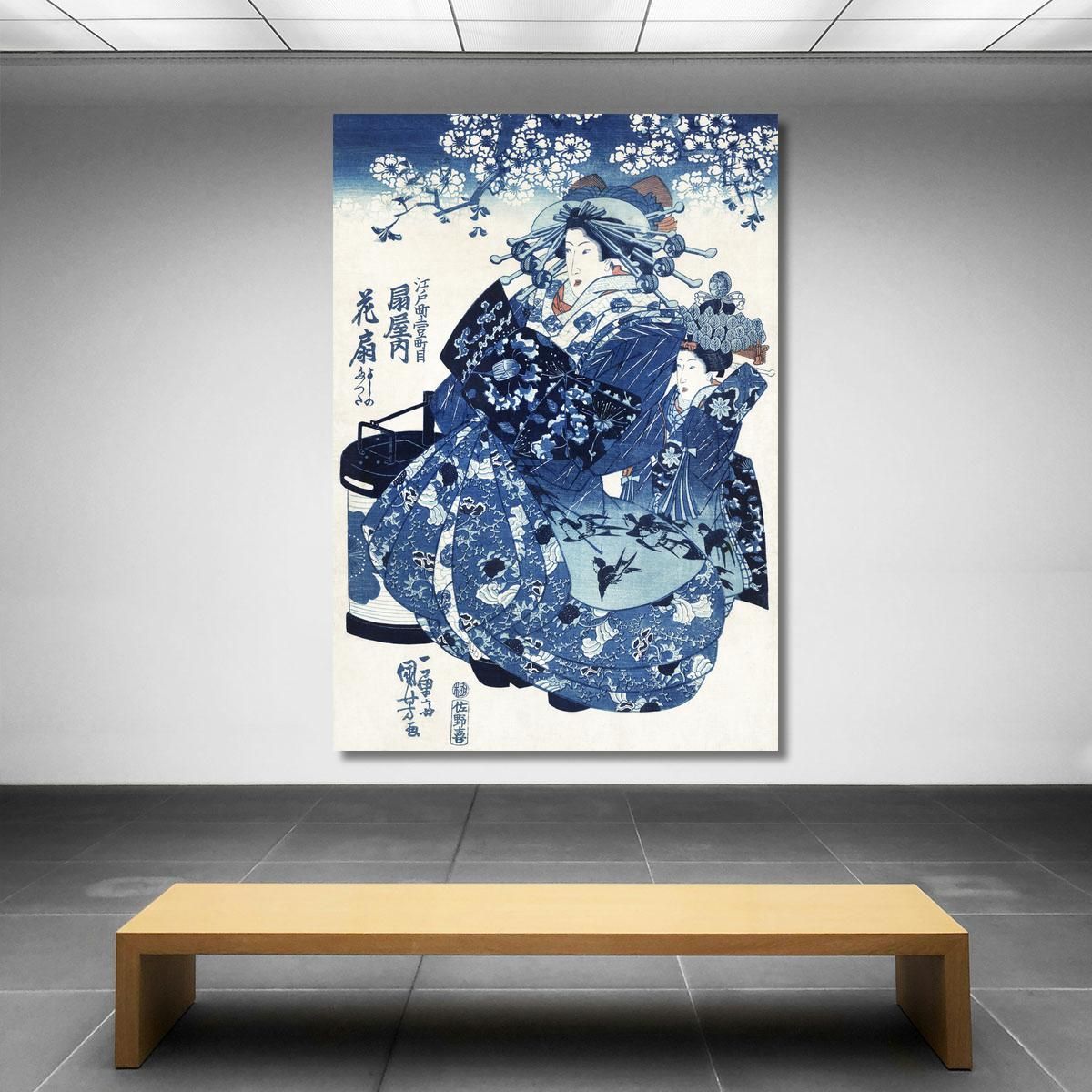 Japanese Woman Utagawa Kuniyoshi ukn16 canvas print 