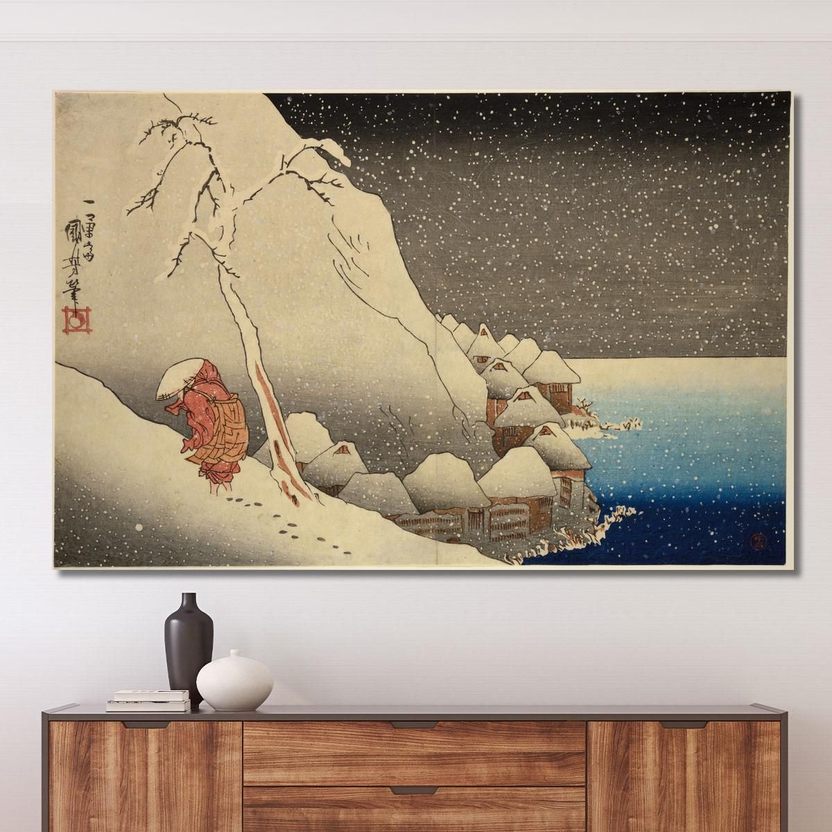 Nichiren In The Mountains Of Tsukahara Utagawa Kuniyoshi ukn26 canvas print 