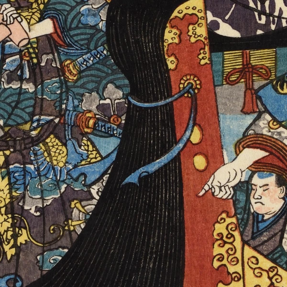 Returning Sails 2 Utagawa Kuniyoshi ukn30 canvas print