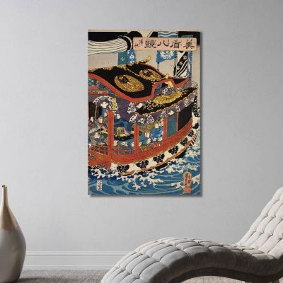 Returning Sails Utagawa Kuniyoshi ukn31 canvas print 