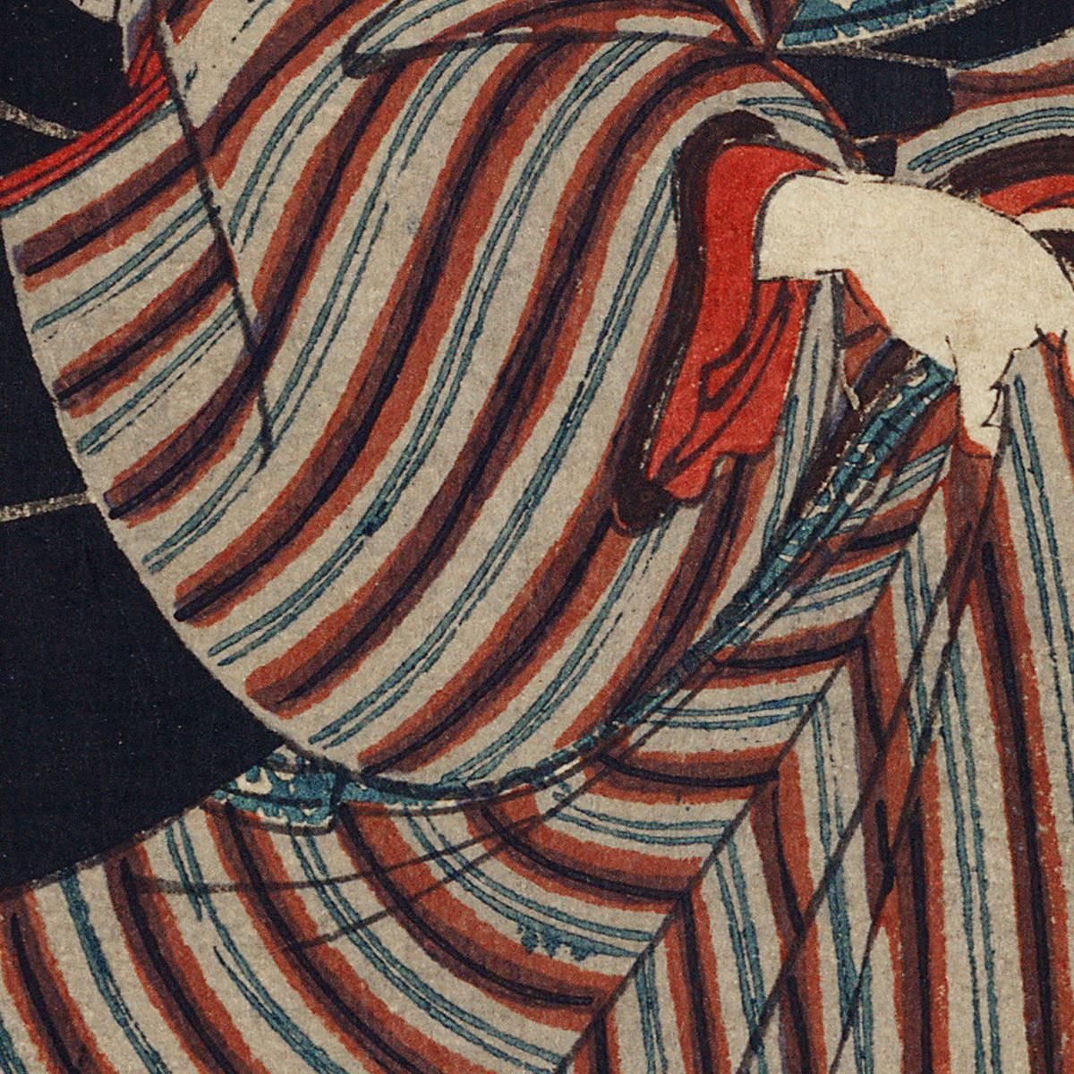 Sanbashi No Onna Utagawa Kuniyoshi ukn37 canvas print