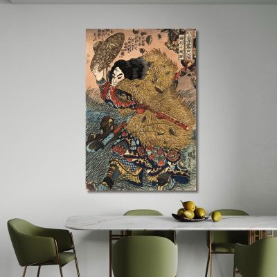 Yang Lin Kinhyoshi Yorin Utagawa Kuniyoshi ukn47 canvas print 