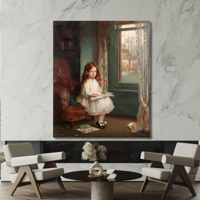 Portrait Of Clara Hughes William Orpen wrp23 canvas print 