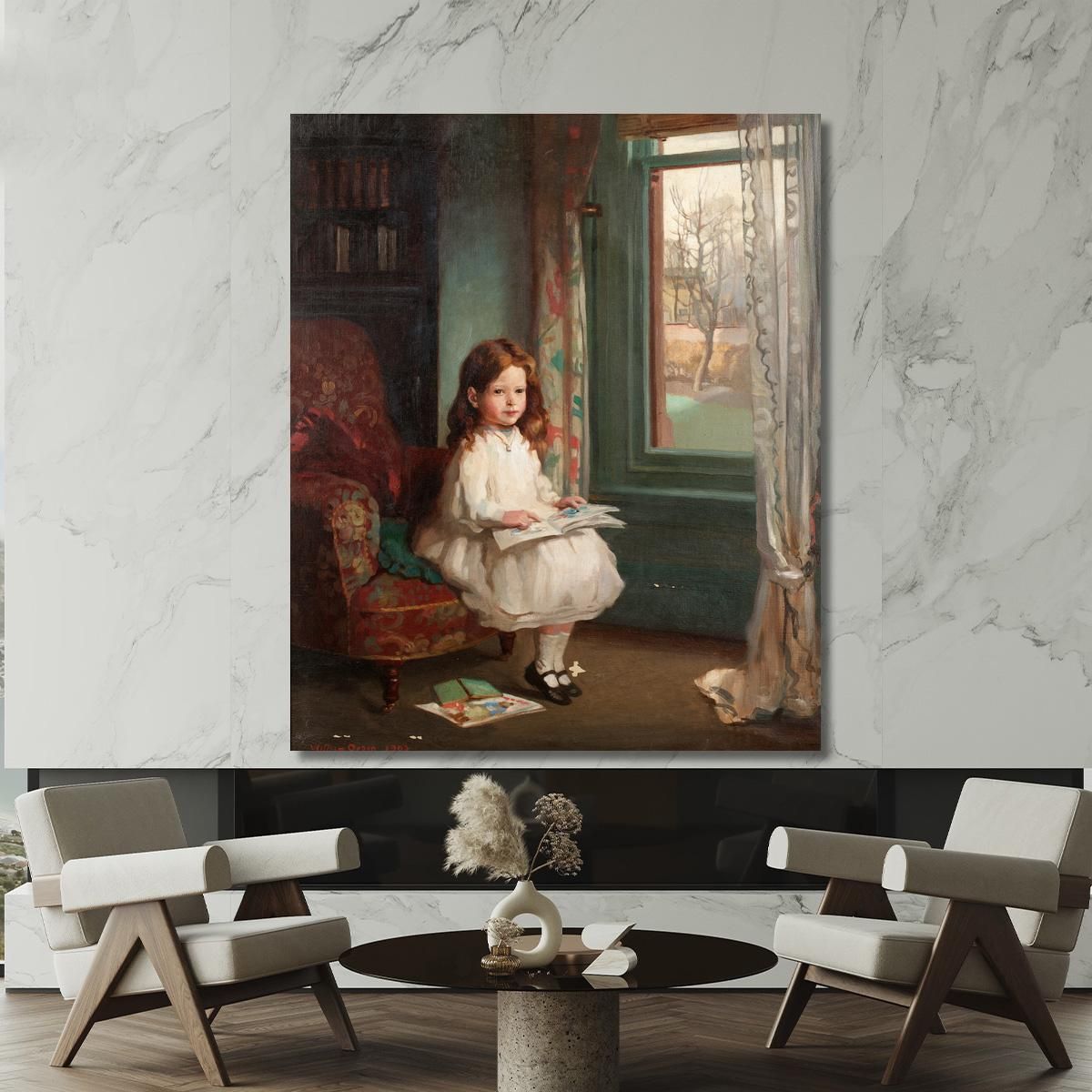 Portrait Of Clara Hughes William Orpen wrp23 canvas print 