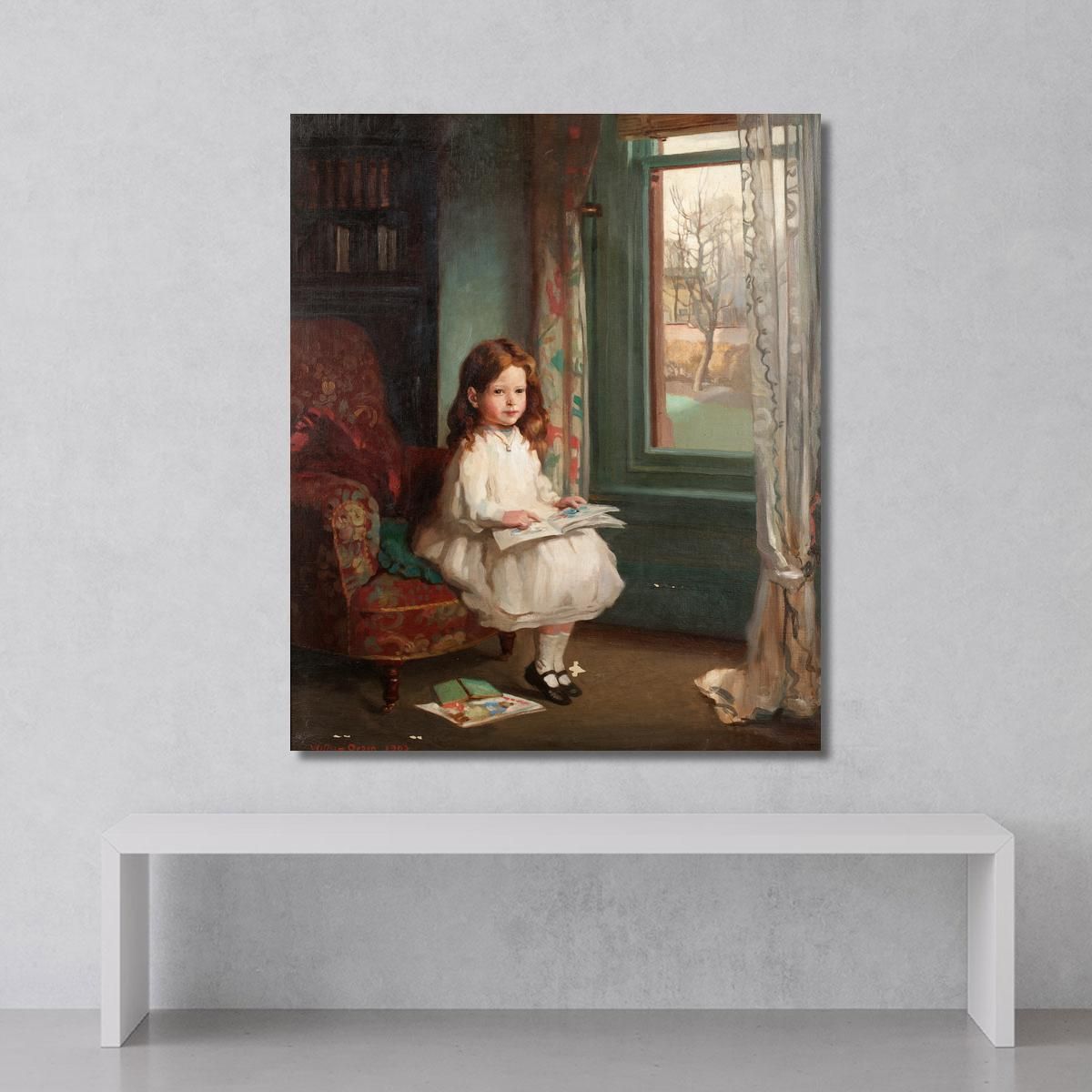 Portrait Of Clara Hughes William Orpen wrp23 canvas print 