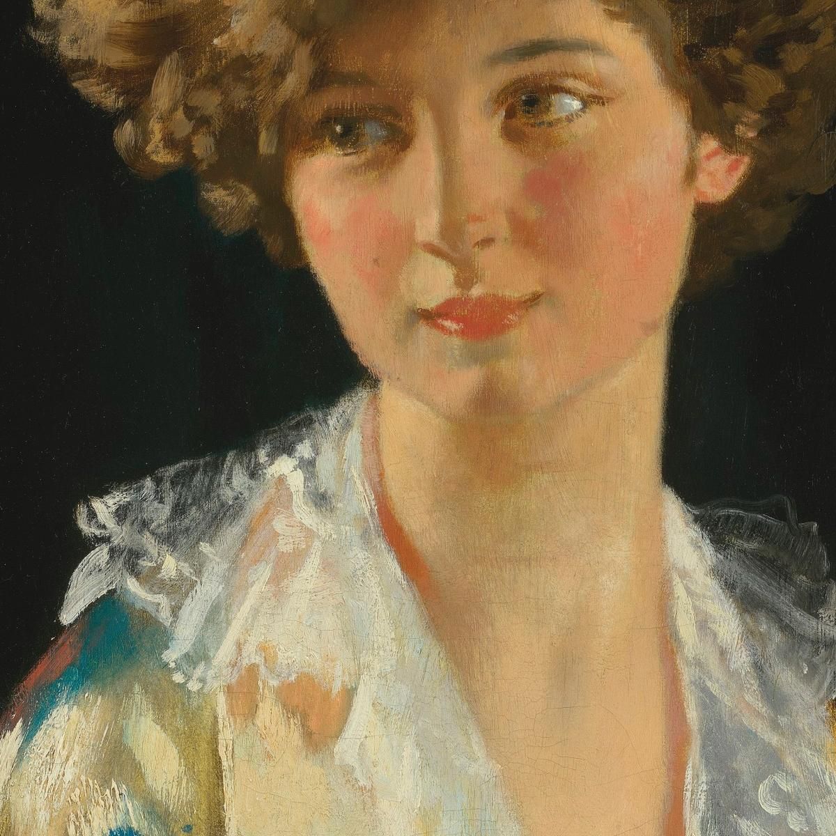 Portrait Of Lady Evelyn Herbert William Orpen wrp26 canvas print