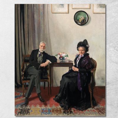 Portrait Of The Artist'S Parents William Orpen wrp29 canvas print 