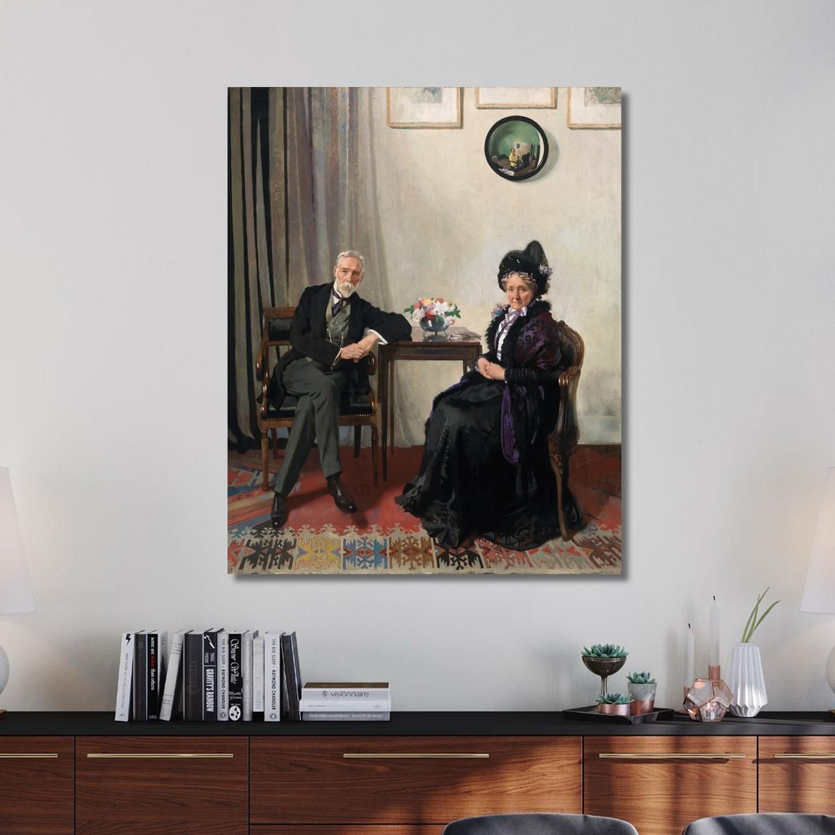 Portrait Of The Artist'S Parents William Orpen wrp29 canvas print 