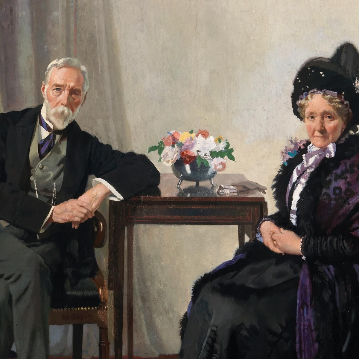 Portrait Of The Artist'S Parents William Orpen wrp29 canvas print